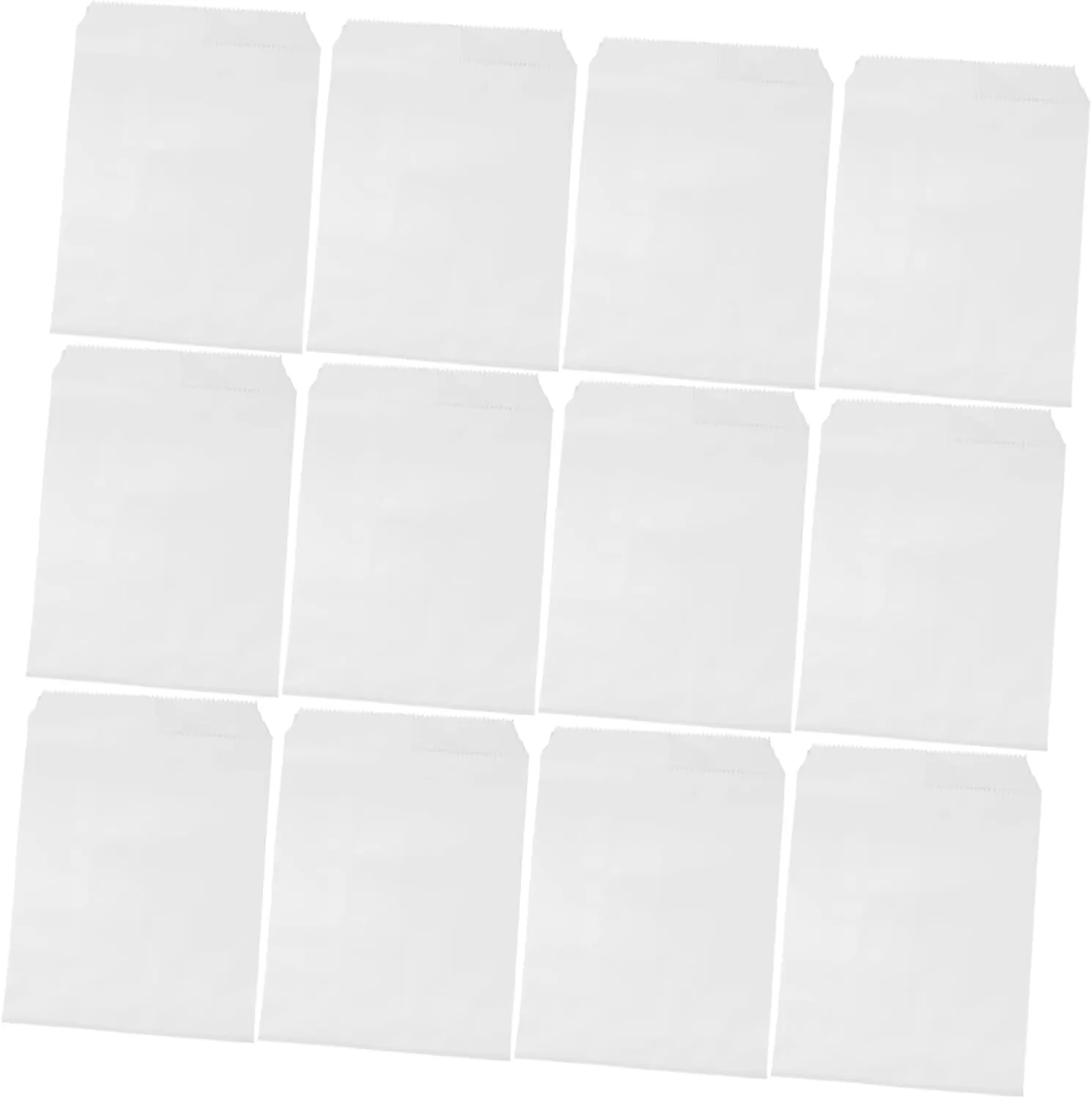 100Pcs Disposable Food Bags Grease Snack Pouches for Packing Fried Foods Ice and More for Camping and Picnics