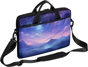 13-15 Inch Abstract Striped Handy Laptop Bag Colorful Striped Shoulder Laptop Bag For Work, School, Travel And More