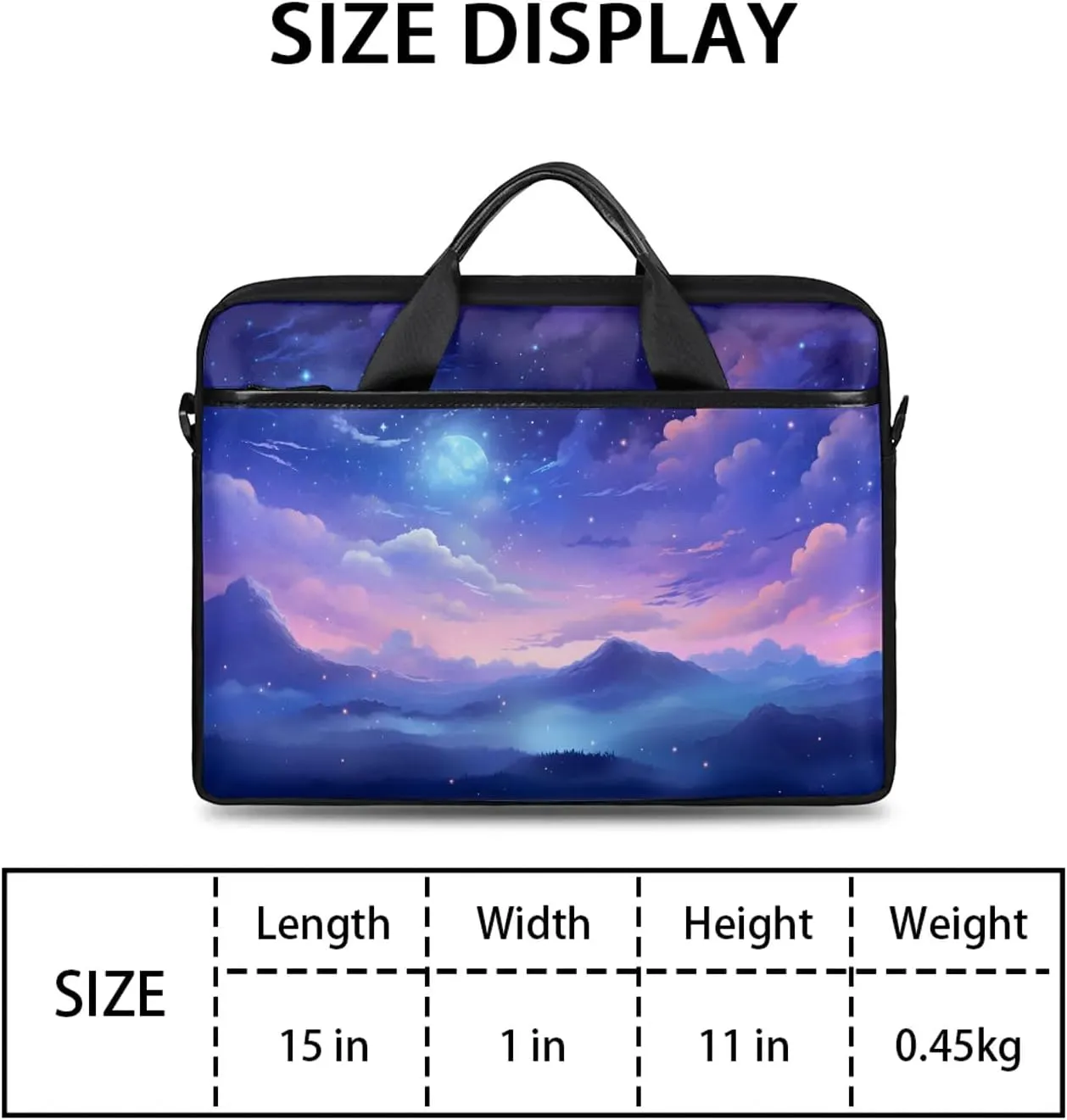 13-15 Inch Abstract Striped Handy Laptop Bag Colorful Striped Shoulder Laptop Bag For Work, School, Travel And More