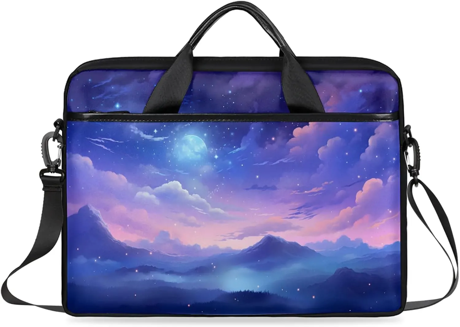 13-15 Inch Abstract Striped Handy Laptop Bag Colorful Striped Shoulder Laptop Bag For Work, School, Travel And More