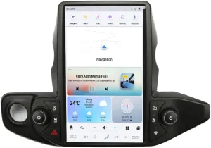 13.6 Inch Qualcomm Android 13 Car Radio for Jeep Wrangler JL Gladiator 2018 2019 2020 2021 Stereo Upgrade Tesla Style Head Unit Multimedia IPS Touch Screen Android Auto Player GPS Navigation