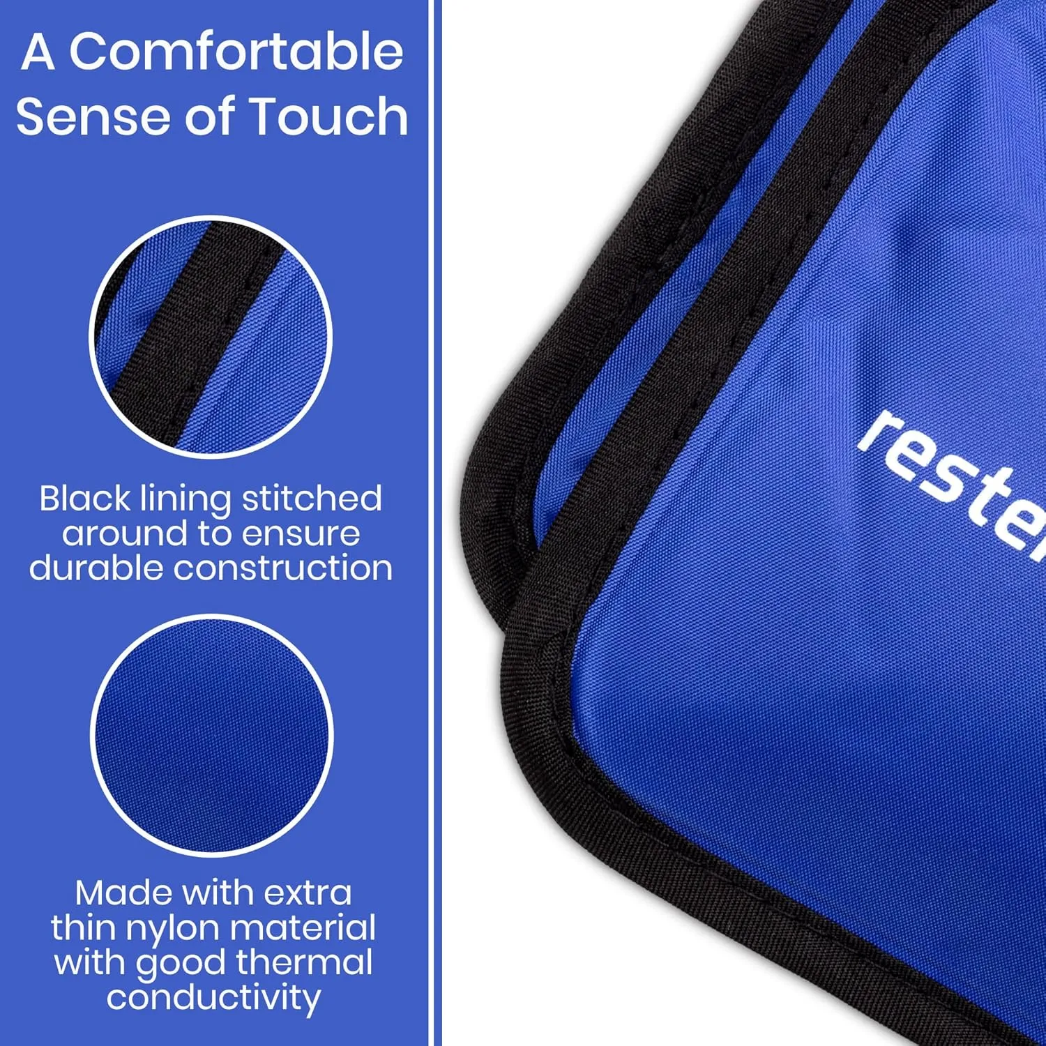 2 Pack Gel Soft Flexible Ice Packs for Injuries Reusable - (Medium: 7” x 12”) for Face, Shoulder, Hip, Leg, Arm, Ankle & Foot Injury