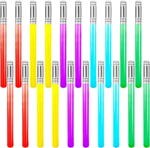 20 Pack Inflatable Light Saber Blow up Light Sword Toys for Kids Cosplay Halloween Theme Party Favors, 5 Colors