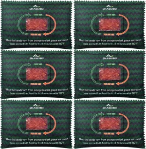 200g [6 Packs] Rechargeable Desiccant Packs for Storage, Safe Dehumidifier Bags, Color Indicating Moisture Absorbers Silica Gel Packets for Storage Bins, Luggage, Suitcase, Tool Box