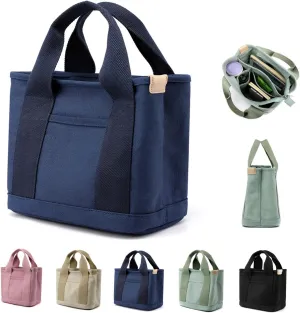 2023 New Women Large Capacity Multi-pocket Handbag, Multi-compartment Canvas Crossbody Shoulder Tote Bag For Travel Work.