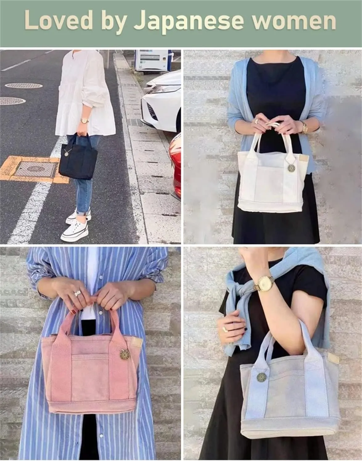 2023 New Women Large Capacity Multi-pocket Handbag, Multi-compartment Canvas Crossbody Shoulder Tote Bag For Travel Work.