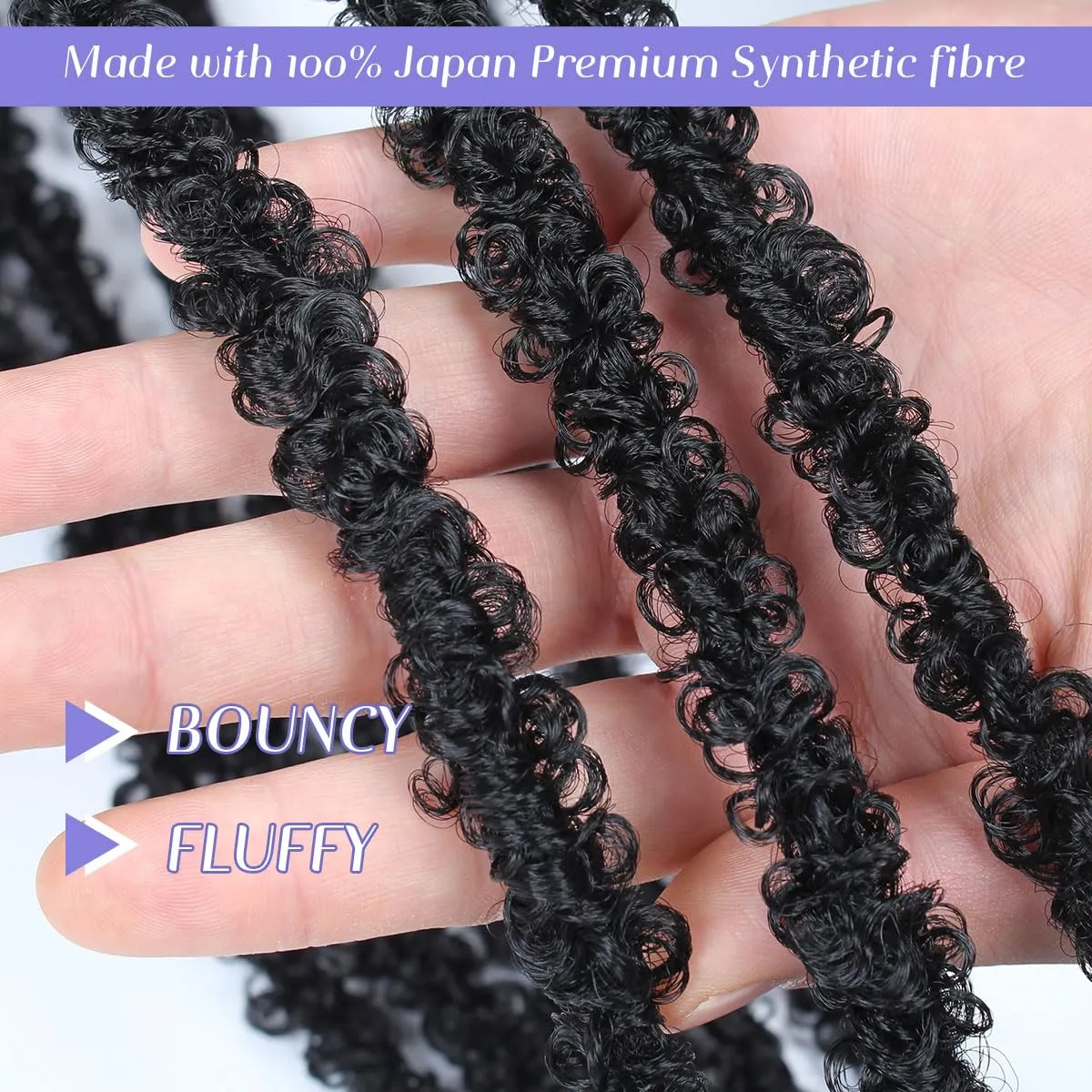 24 inch 6 Packs Distressed Butterfly Locs Crochet Hair, Soft Big Butterfly Distressed Locs Crochet Hair Synthetic Fluffy Soft Locs Crochet Braids Hair Extensions (27#)