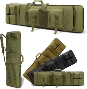 33” / 39”/ 47” Rifle Case Soft Bag Gun Case for Rifles and Shotguns, Tactical Shooting Bag for Long Gun Pistol Transportation, Rifle Carrying Case for Shooting Range Activity, Hunting