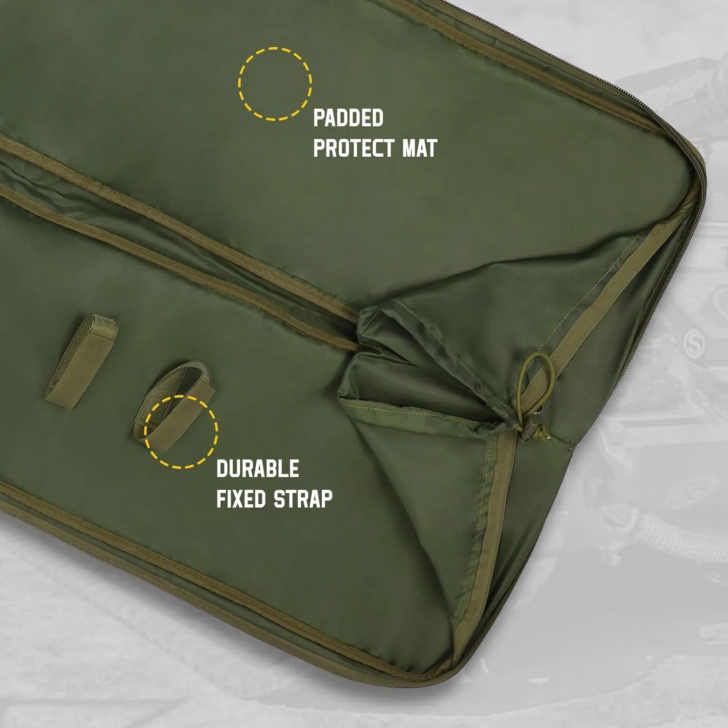 33” / 39”/ 47” Rifle Case Soft Bag Gun Case for Rifles and Shotguns, Tactical Shooting Bag for Long Gun Pistol Transportation, Rifle Carrying Case for Shooting Range Activity, Hunting