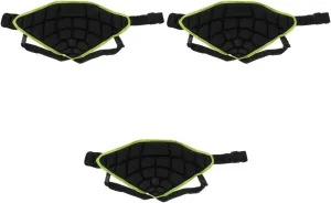 3pcs Boys and Girls Skiing Protective Hip Pad Lightweight Material Elastic Belt for Outdoor Roller Skating Skiing Black