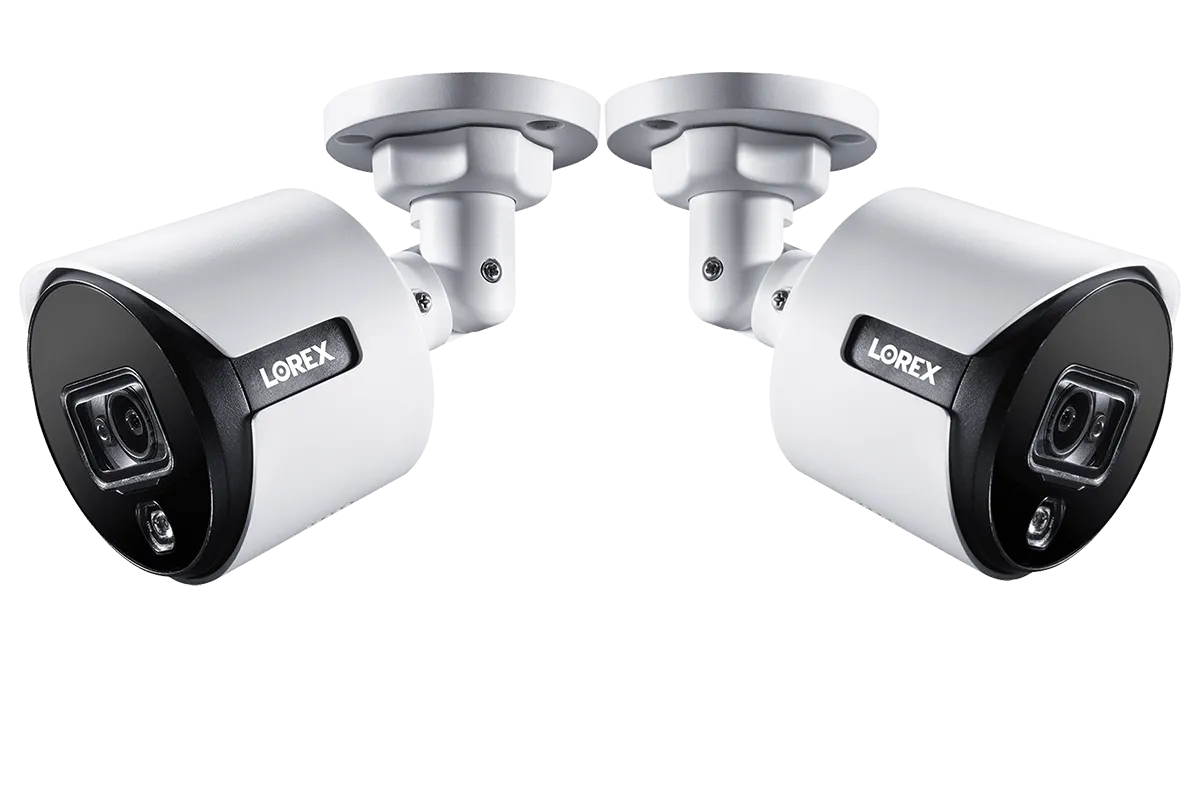 4K Ultra HD Active Deterrence Security Camera with Color Night Vision