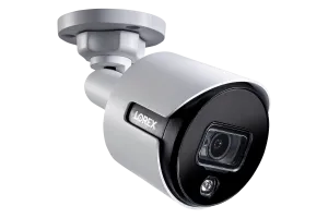 4K Ultra HD Active Deterrence Security Camera with Color Night Vision