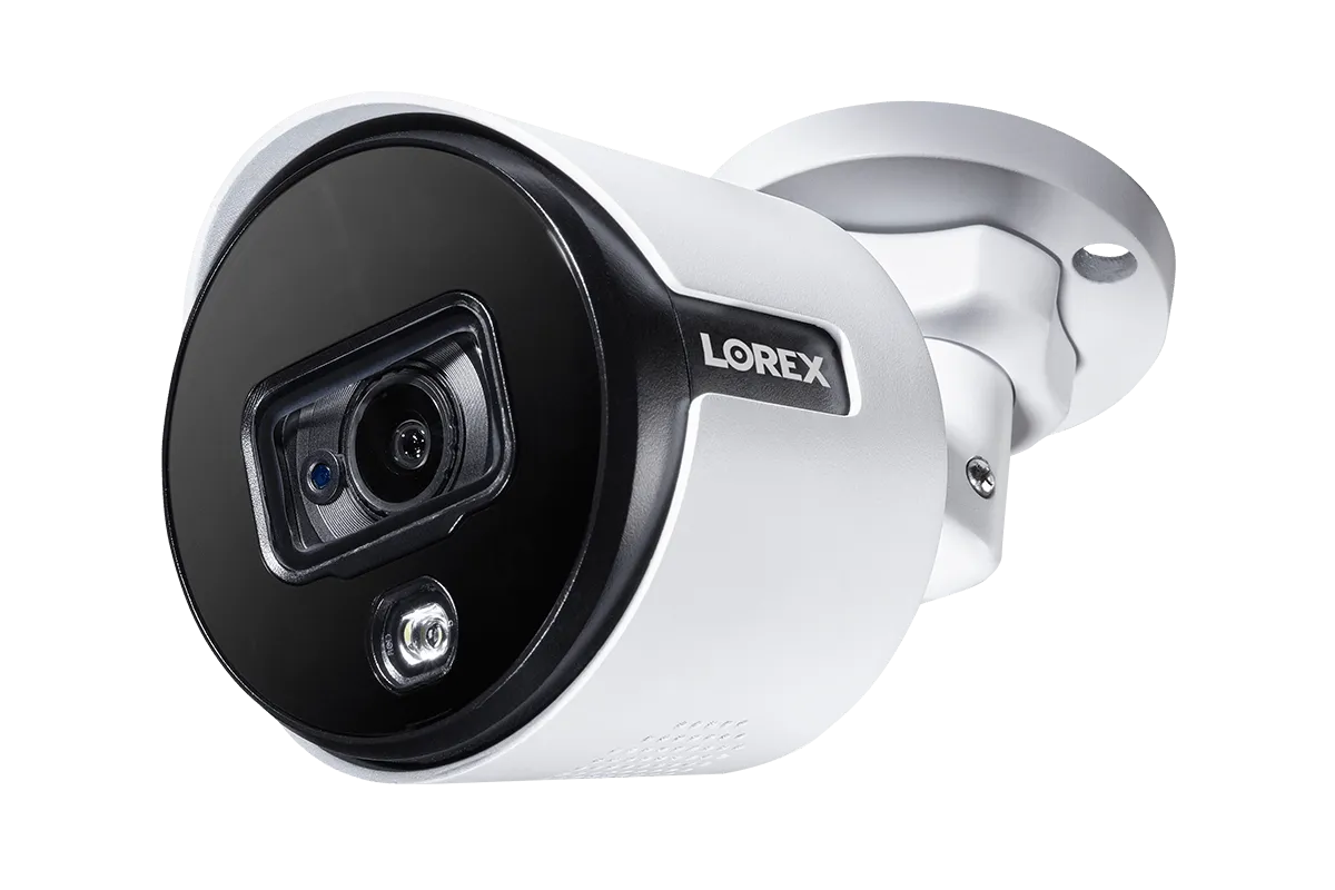 4K Ultra HD Active Deterrence Security Camera with Color Night Vision