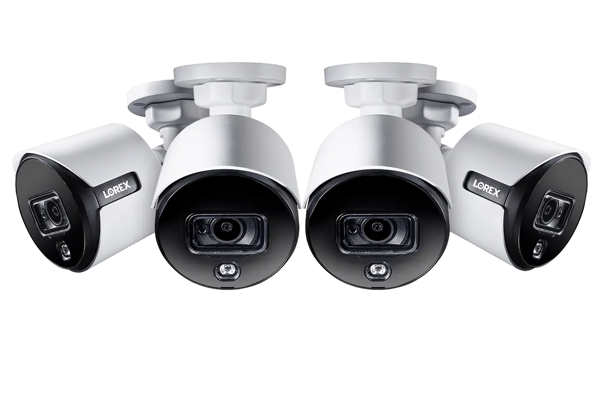 4K Ultra HD Active Deterrence Security Camera with Color Night Vision