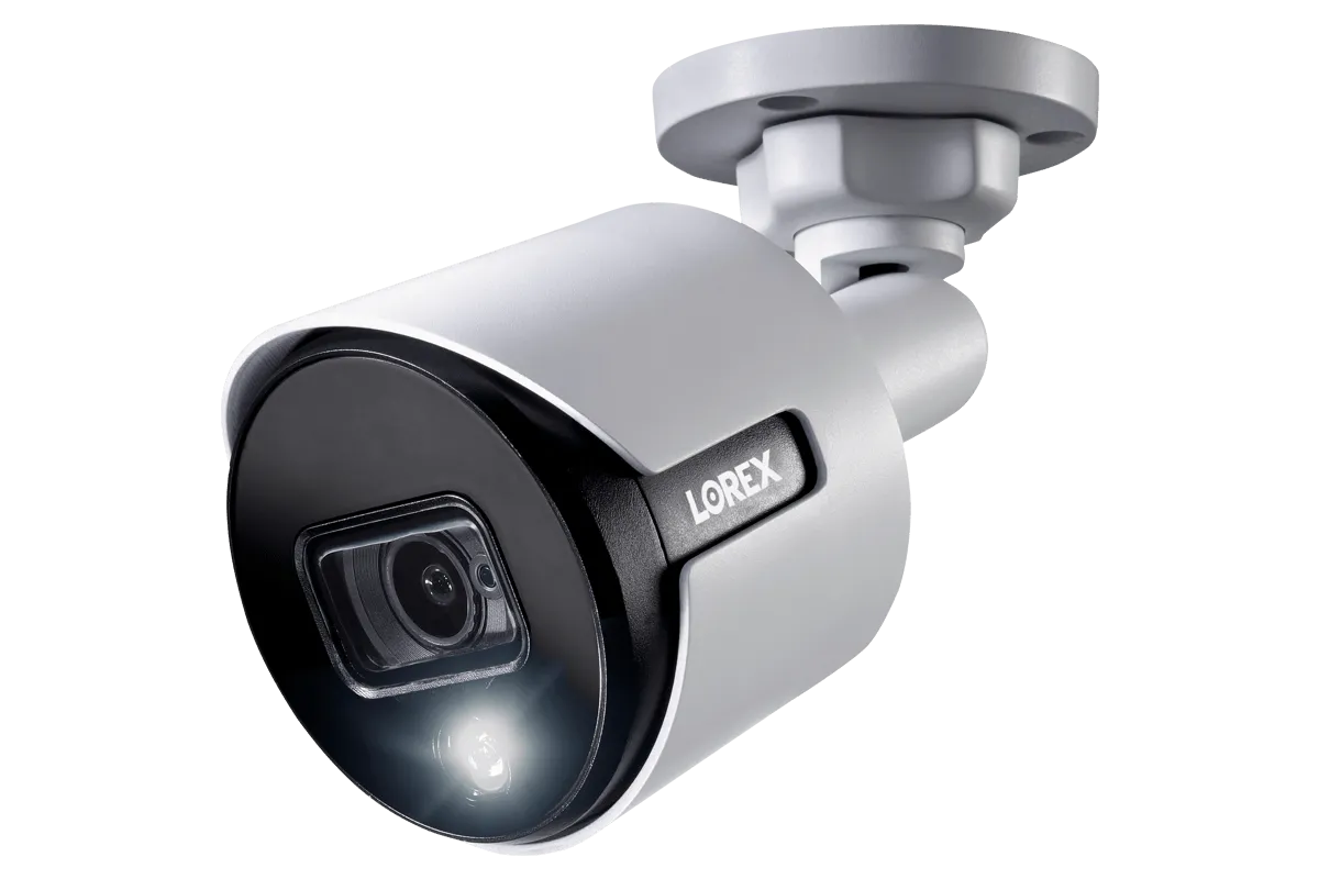 4K Ultra HD Active Deterrence Security Camera with Color Night Vision
