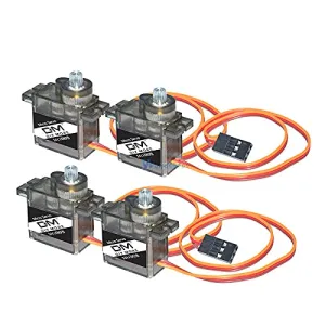 4pcs/Lot MG90S 9g Metal Gear Micro Servos 9g for 450 RC Helicopter Plane Boat Car