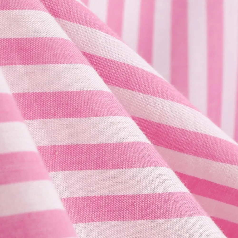 50s Pink Plaid Dresses for Women Vintage 1950s Pink Gingham Dress Spaghetti Straps Rockabilly Pinup Dresses Halloween Cosplay