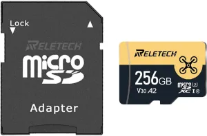 512GB TF Card Memory Card with Adapter, 4K Camera Pro, A2 V30 for Smartphone, Gopro, Action Cams, 4K UHD Video, for Nintendo-Switch, Up to 170MB/s, UHS-I U3 C10 Class 10 (Black, 512.0, GB)