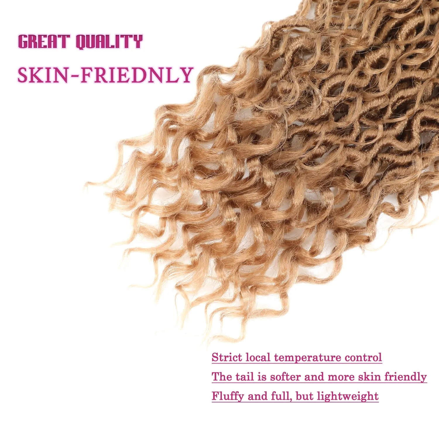 8 Packs Goddess Faux Locs Crochet Hair for Black Women, Long Goddess Locs Crochet Hair, Boho Style Locs, River Locs with Curly Ends (22Inch, 27#, 8Packs)