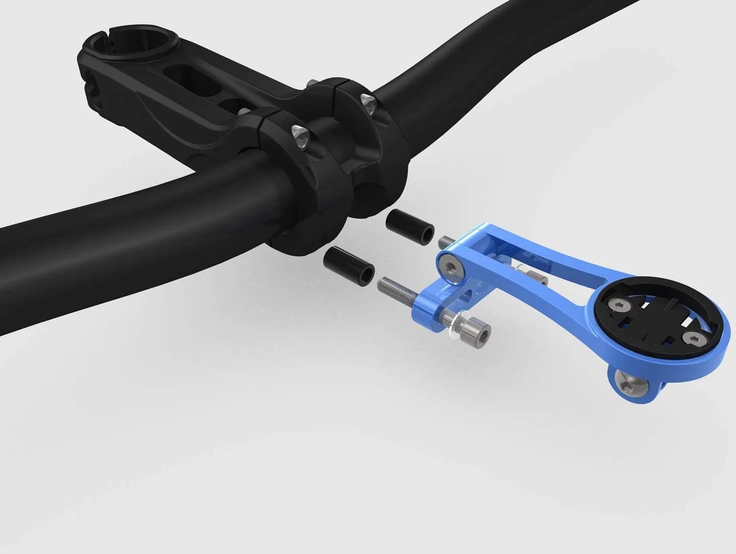 Adjustable Out Front Bike Computer Combo Extended Mount for Garmin Edge Gopro 25 130 200 500 510 520 800 810 820 1000 1030
