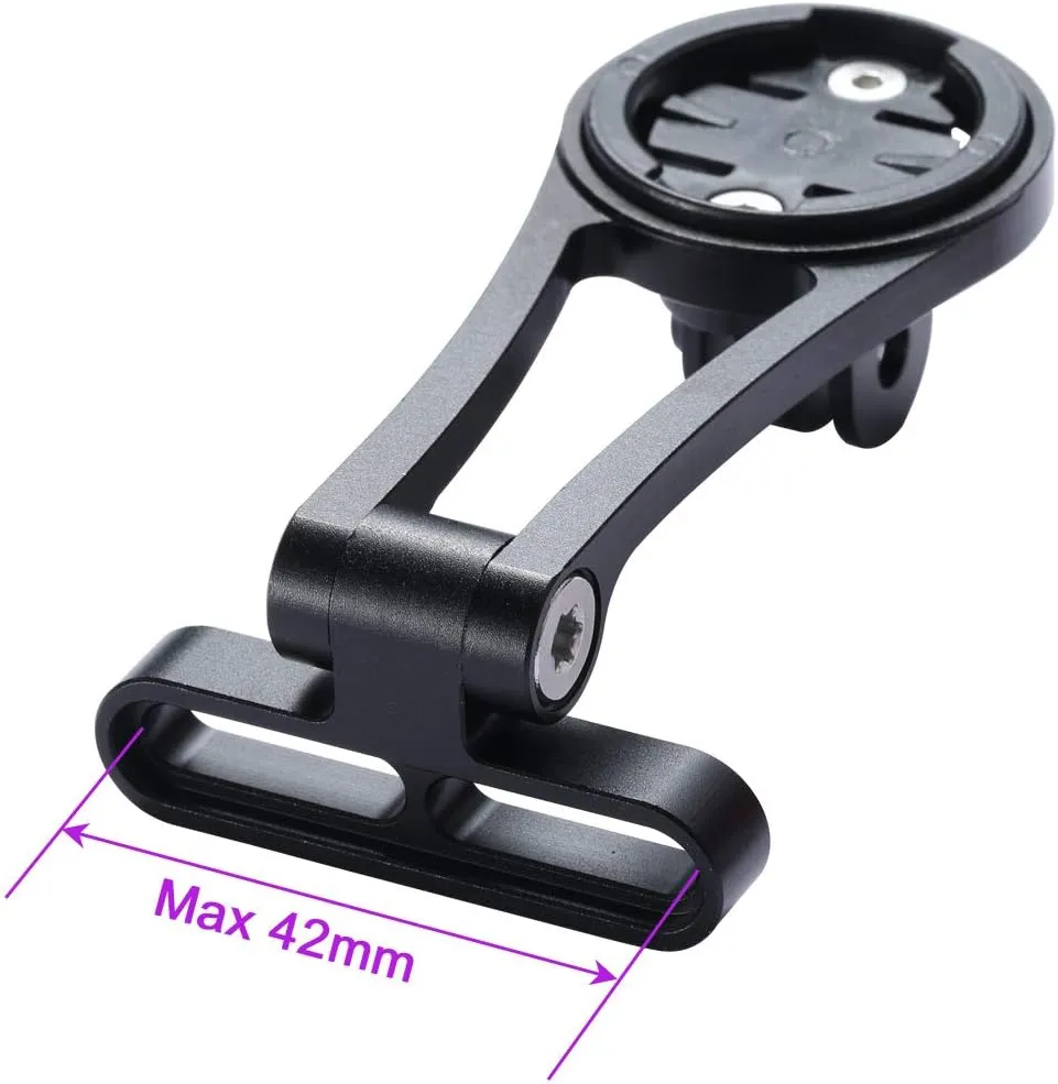 Adjustable Out Front Bike Computer Combo Extended Mount for Garmin Edge Gopro 25 130 200 500 510 520 800 810 820 1000 1030