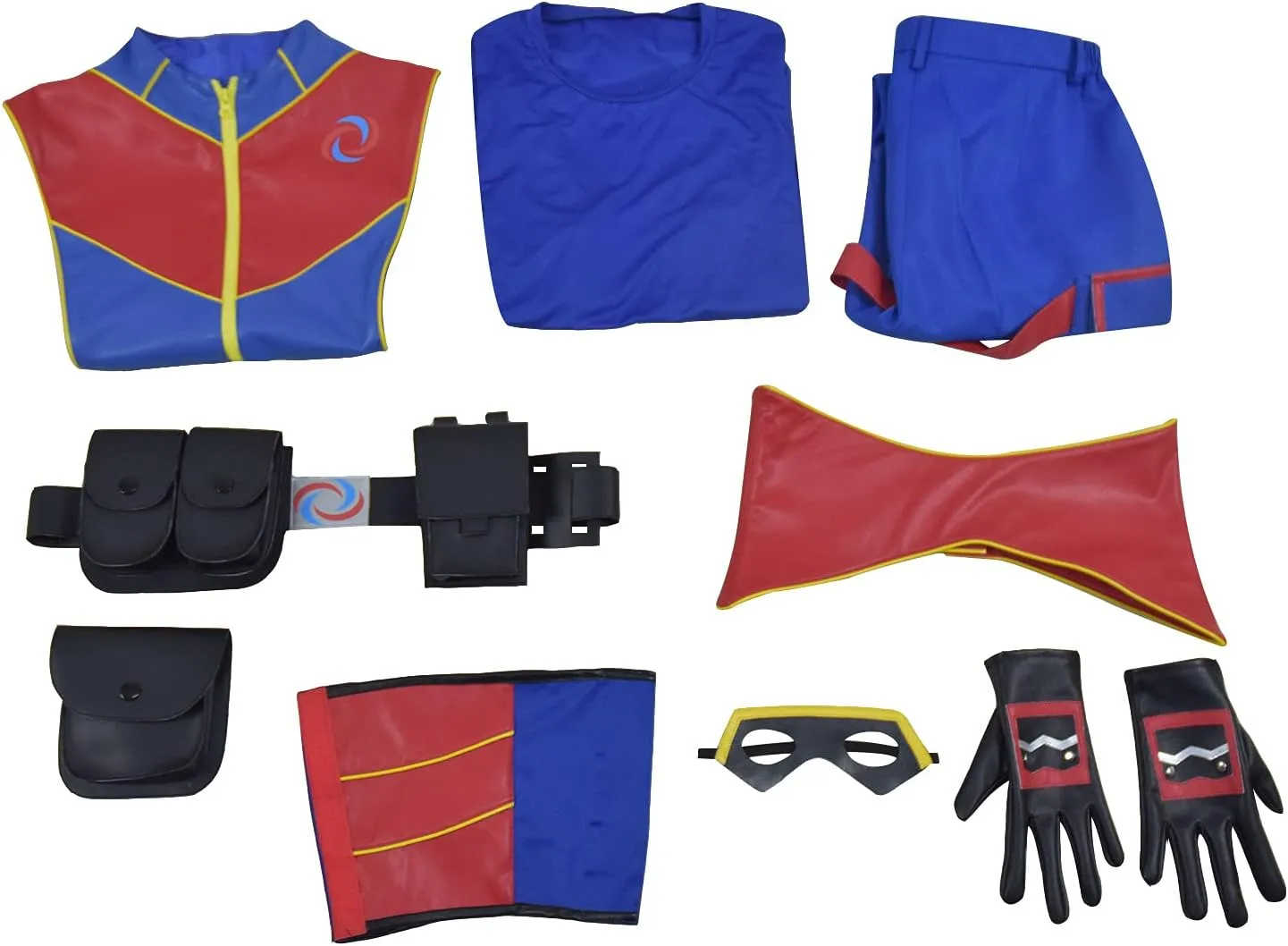 Adult Superhero Danger Costume Halloween Henry Cosplay Costume Jacket Vest Pants Battle Suits with Mask Set