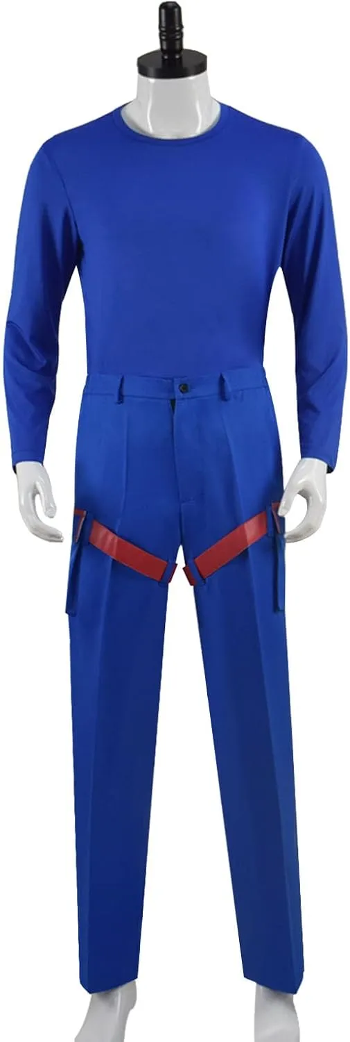 Adult Superhero Danger Costume Halloween Henry Cosplay Costume Jacket Vest Pants Battle Suits with Mask Set