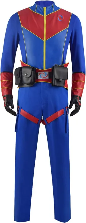 Adult Superhero Danger Costume Halloween Henry Cosplay Costume Jacket Vest Pants Battle Suits with Mask Set