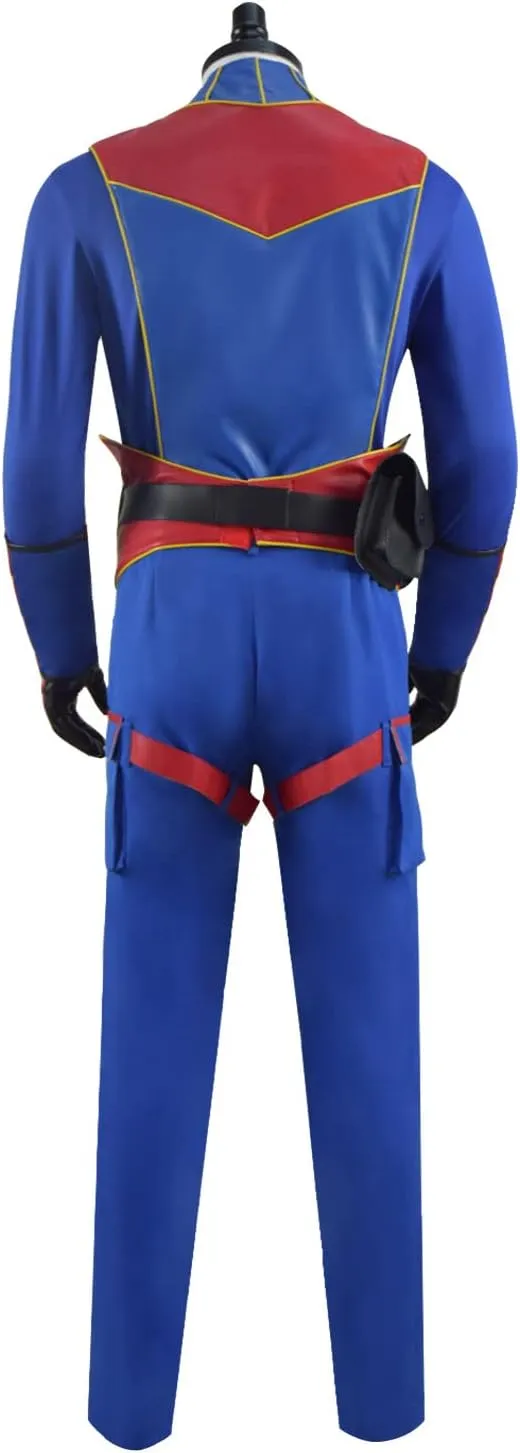Adult Superhero Danger Costume Halloween Henry Cosplay Costume Jacket Vest Pants Battle Suits with Mask Set