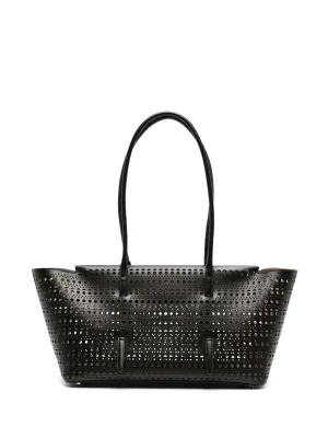 Alaia Neo Mina 32 Vienne Leather Tote