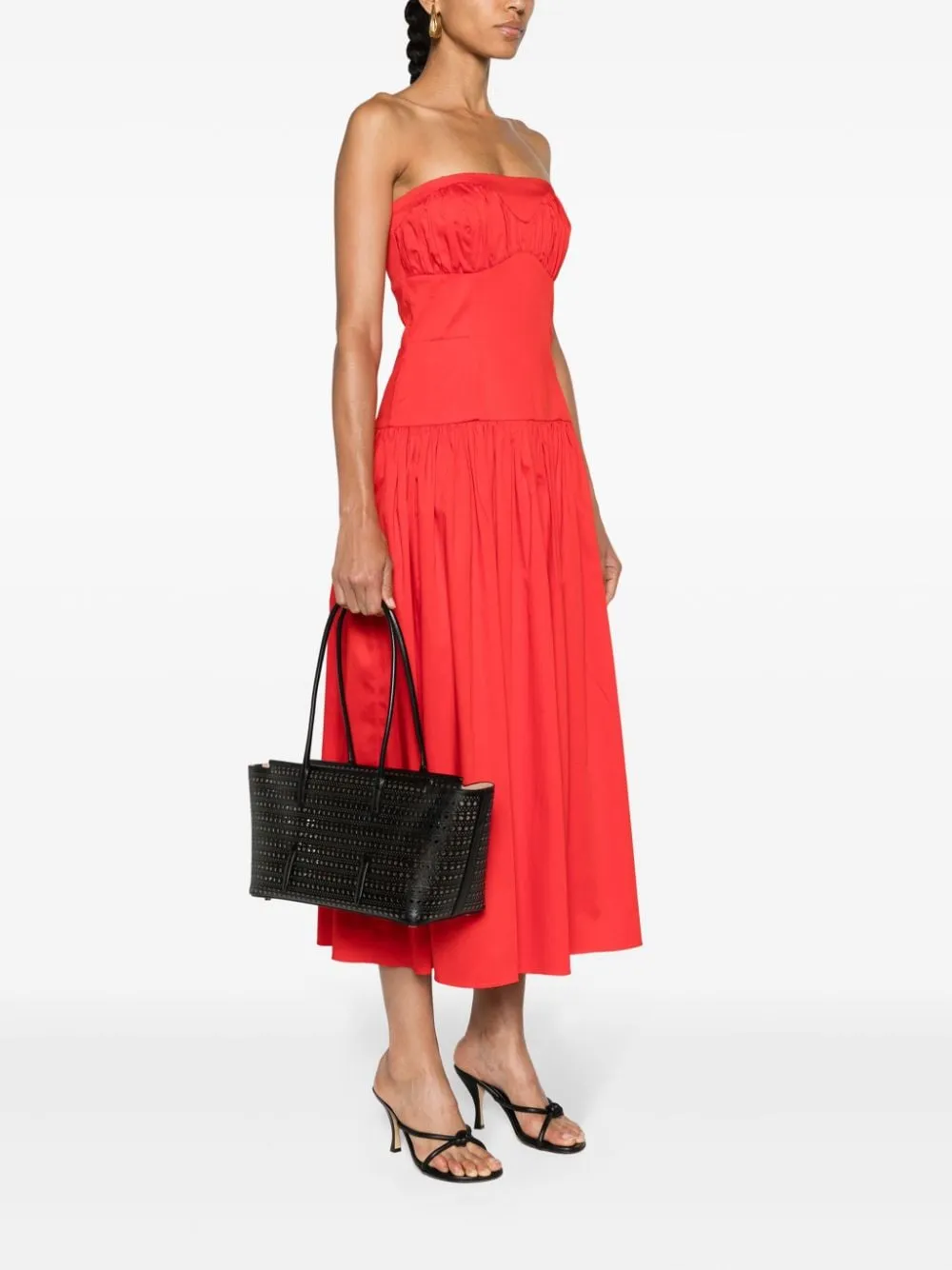 Alaia Neo Mina 32 Vienne Leather Tote