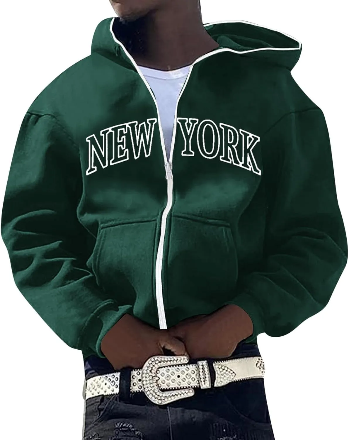Alalaso Mens Hoodie Sweaters Cotton Long Sleeve Midweight Jersey with Hood Print Graphic Loose Fit Stylish Pullover