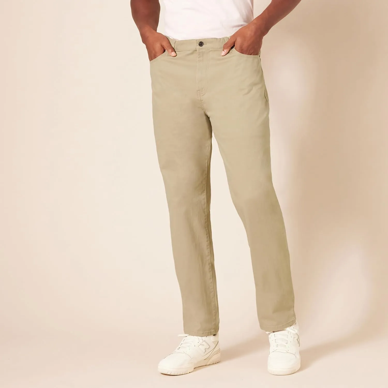 Amazon Essentials Men's Athletic-Fit Pants, 5-Pocket Stretch Twill Work, Big & Tall