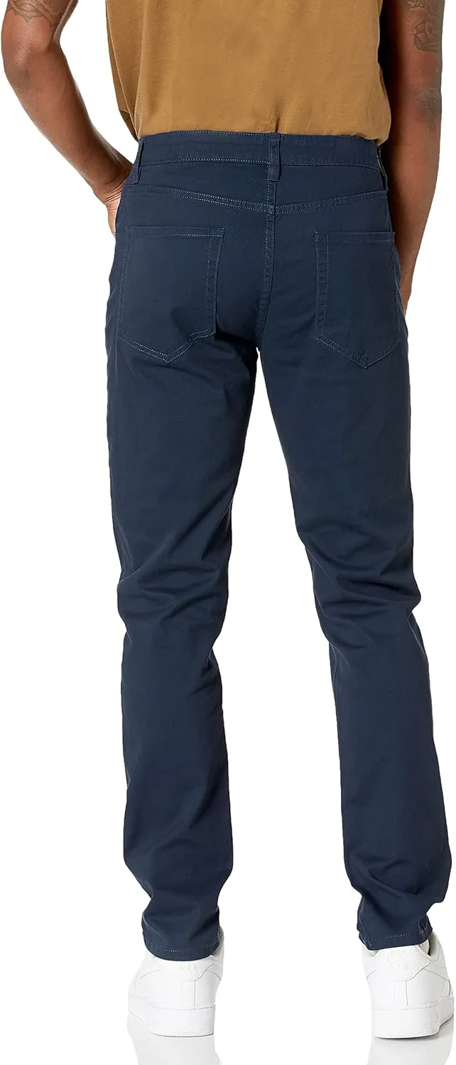 Amazon Essentials Men's Slim-Fit Pants, 5-Pocket Stretch Twill Design