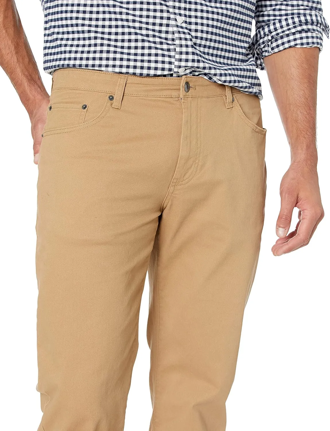 Amazon Essentials Men's Straight Fit 5-Pocket Stretch Twill Pants