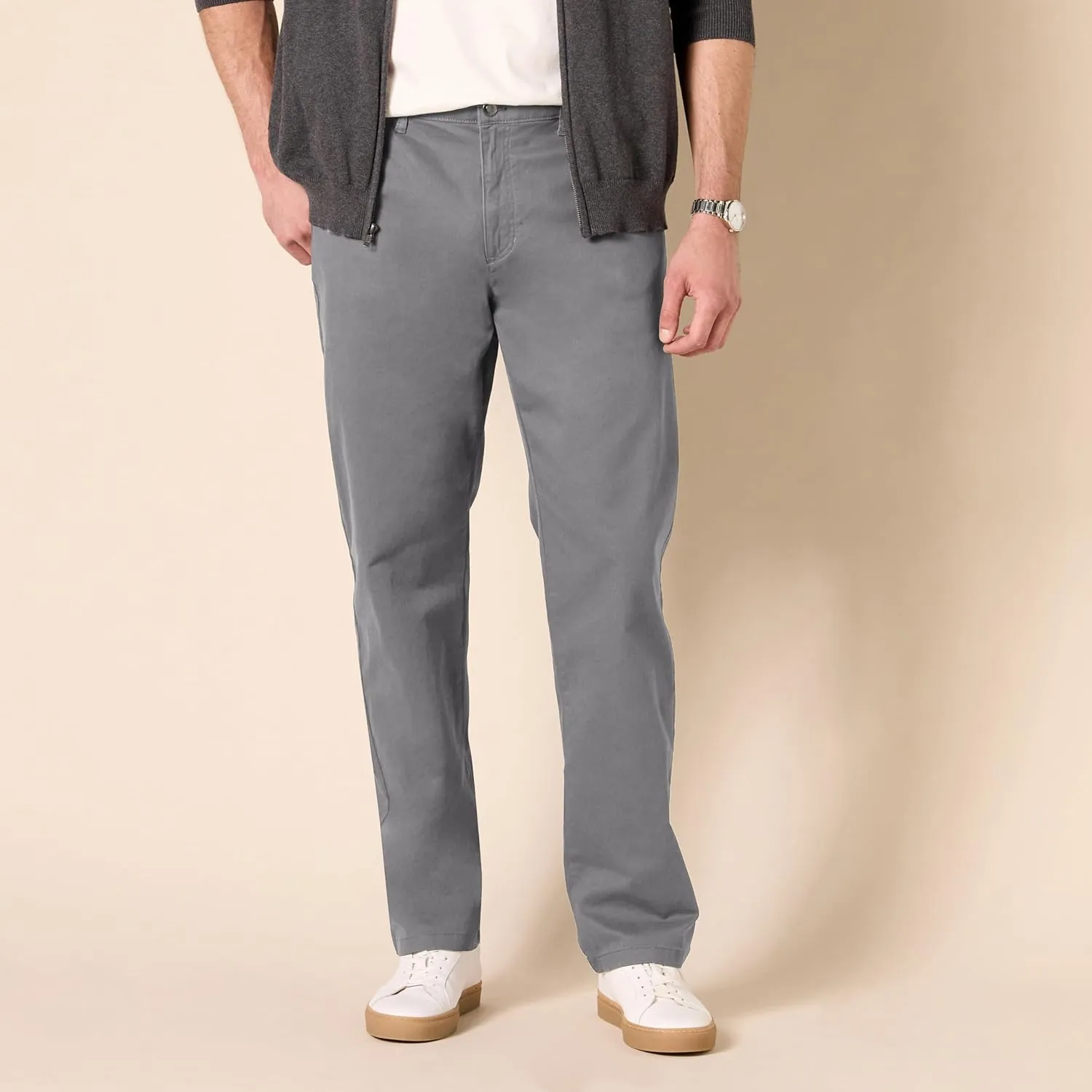 Amazon Essentials Men's Straight Fit 5-Pocket Stretch Twill Pants