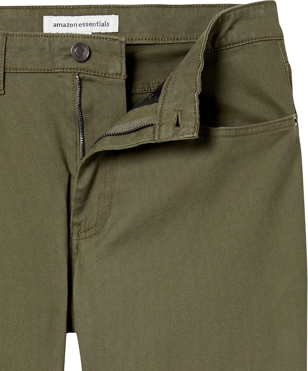 Amazon Essentials Men's Straight Fit 5-Pocket Stretch Twill Pants