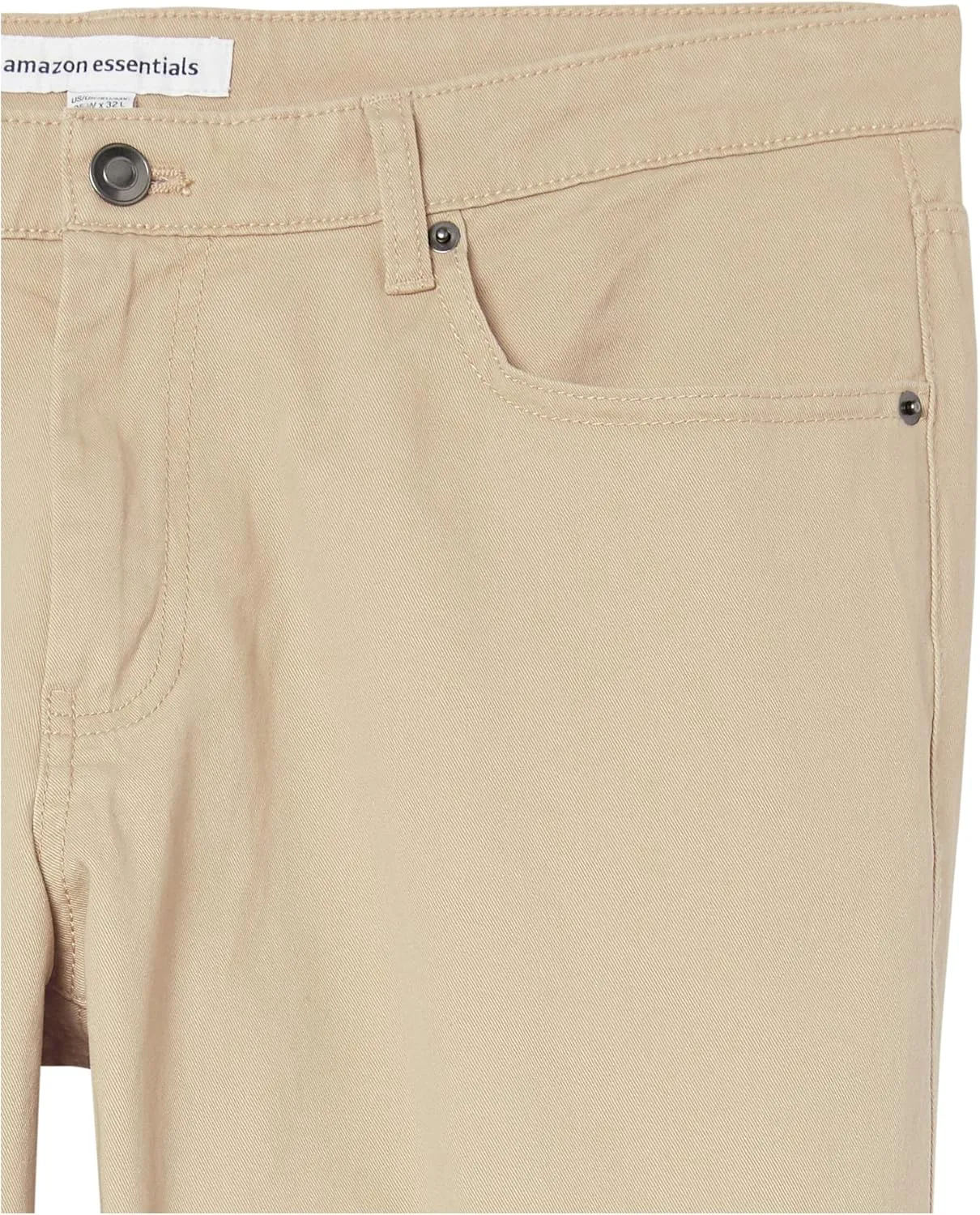 Amazon Essentials Men's Straight Fit 5-Pocket Stretch Twill Pants