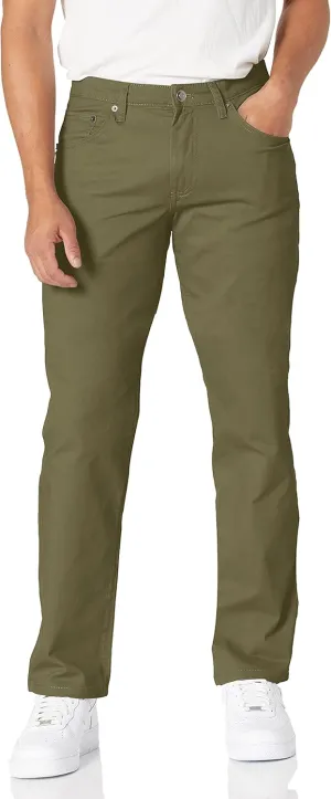 Amazon Essentials Men's Straight Fit 5-Pocket Stretch Twill Pants