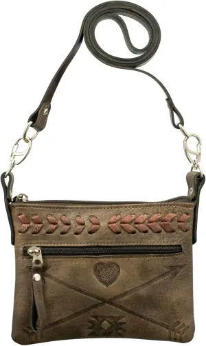 American West Trail Rider Hip Bag Crossbody for Women - Friendship arrows