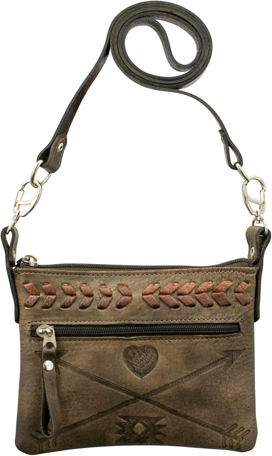 American West Trail Rider Hip Bag Crossbody for Women - Friendship arrows