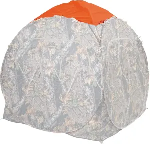 Ameristep Blaze Orange Cap - Durable Lightweight Packable Safety Cap for Hub-Style & Spring Steel Hunting Ground Blinds