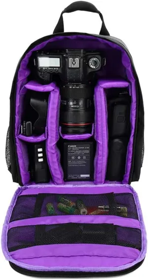 Andoer Docooler Camera Bag Camera Backpack Waterproof Shockproof Camping Bag Small Dslr Camera Bag Travel Rucksack Camera Bag For Canon Dslr Sony