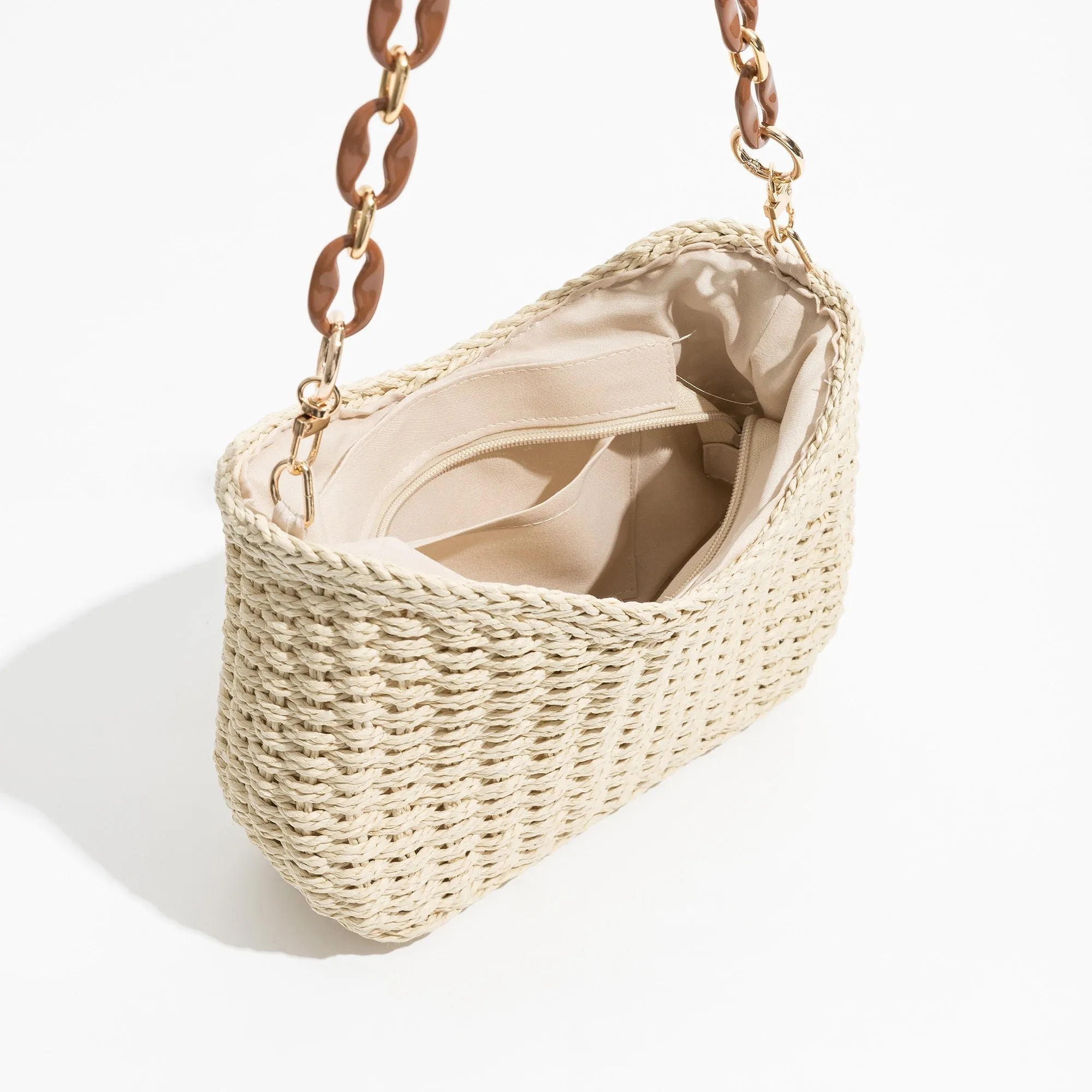 Annalise Straw Mini Shoulder Bag - 6 Colors