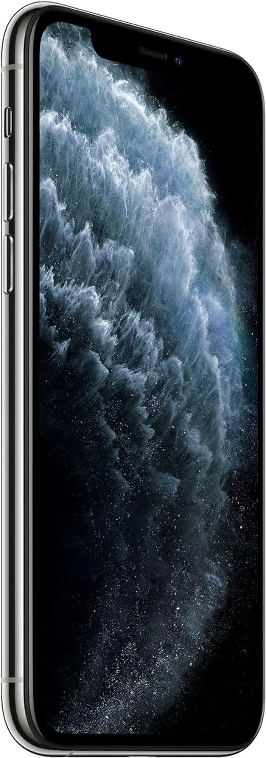 Apple iPhone 11 Pro Max, US Version, 64GB, Silver - AT&T (Renewed)