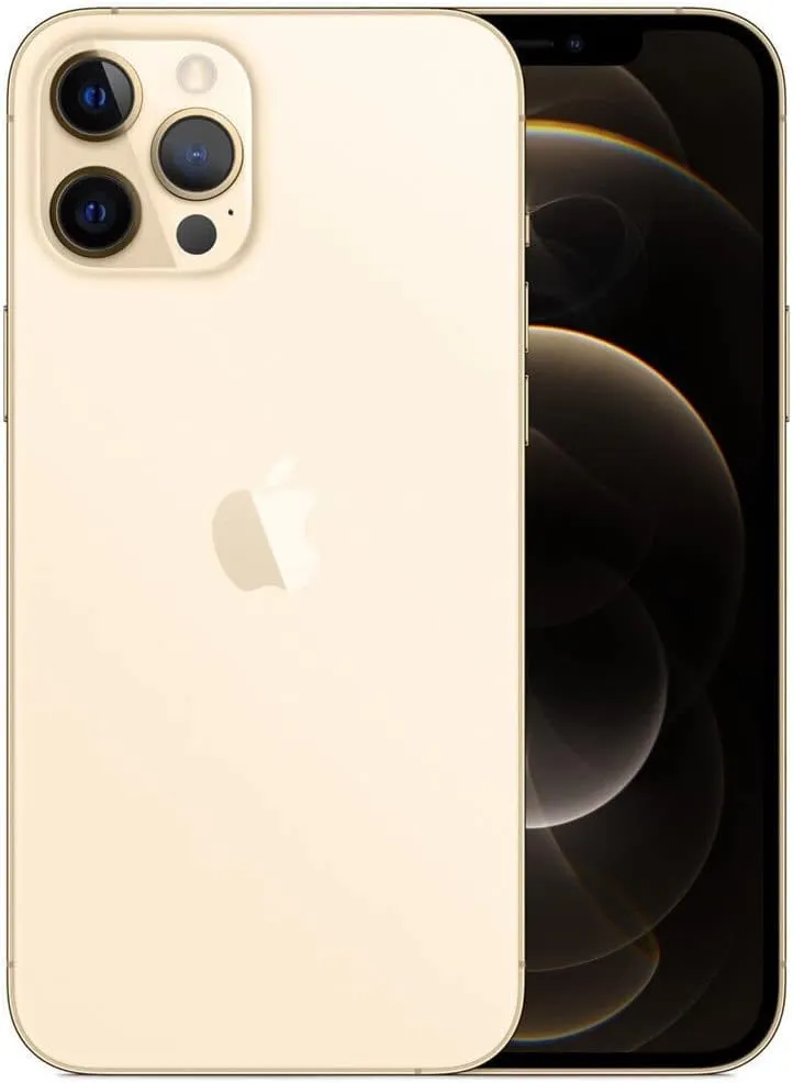 Apple iPhone 12 Pro, 128GB, Gold - AT&T (Renewed)