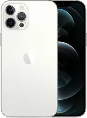Apple iPhone 12 Pro Max 5G, US Version, 128GB, Silver for AT&T (Renewed)