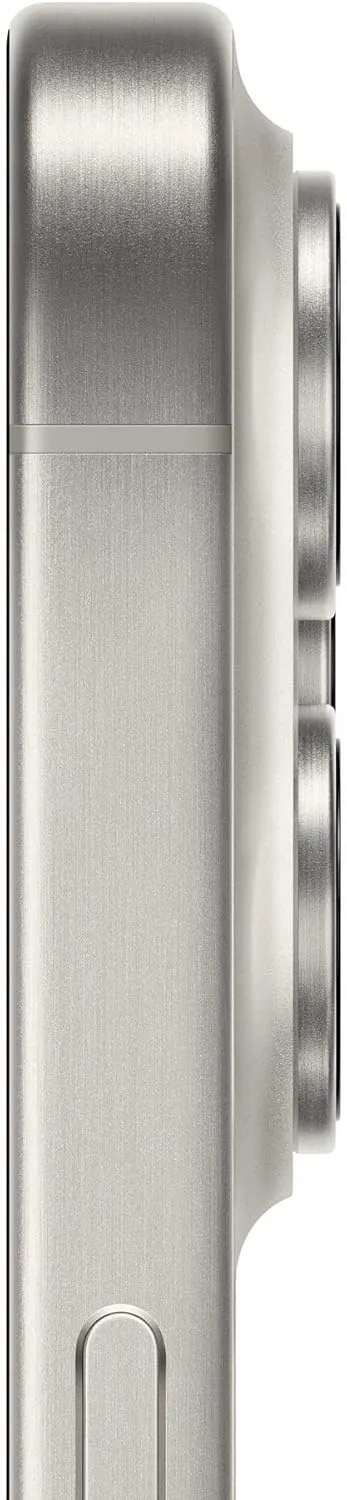 Apple iPhone 15 Pro, 128GB, White Titanium - AT&T (Renewed)