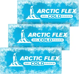 Arctic Flex Gel Replacement Packs - Gel Ice Packs Reusable for Knee Ice Brace - Hot and Cold Gel Pack for Injuries, Pain Relief, Swelling - Flexible Therapy Compression Wrap - Athletic, Women, Men