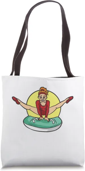 Art Gymnist am Barren | Gymnastics Gymnastics Tote Bag